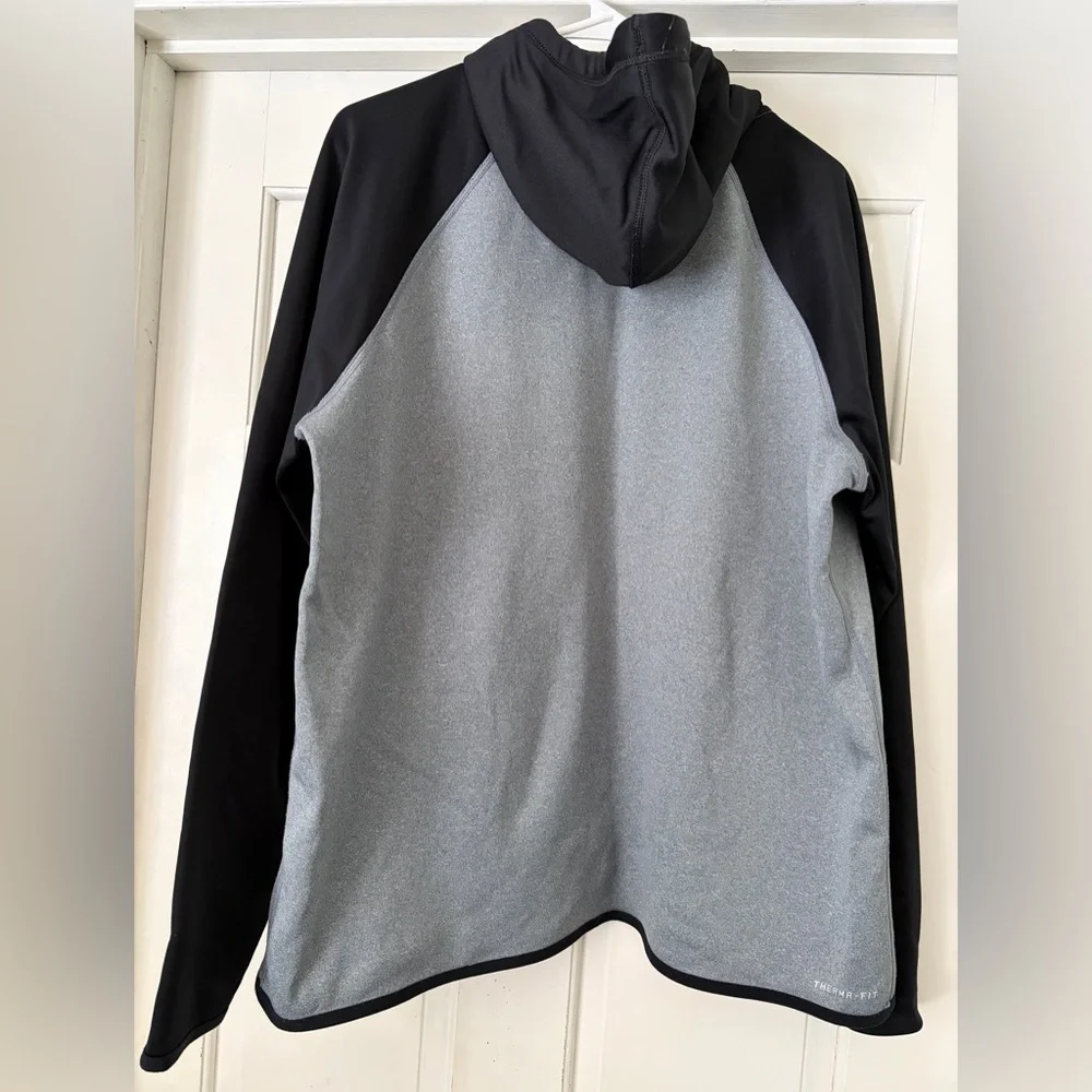 Nike Women's Black and Gray Hoodie - Size XL, Good Condition - Picture 6 of 6